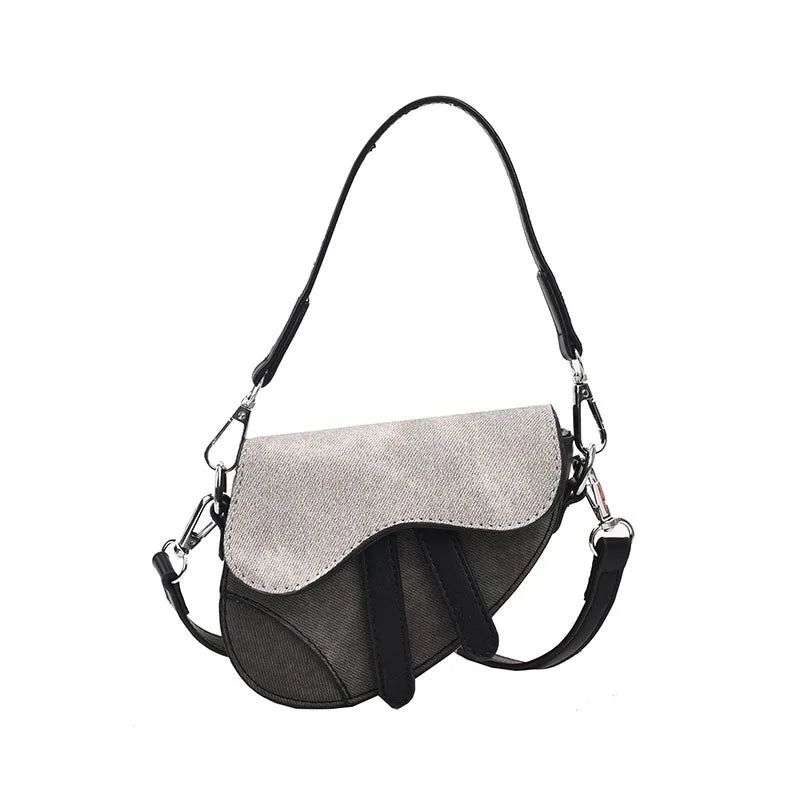 New Children's Mini Crossbody Bag Fashion Classic Saddle Bag Versatile Casual Girl's Shoulder Bag