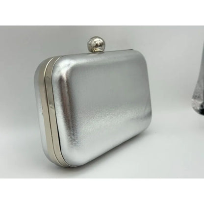 Evening Bags Vintage Metallic Box Bag Clutch Dinner Bag Crossbody Bag for Party Wedding Gathering