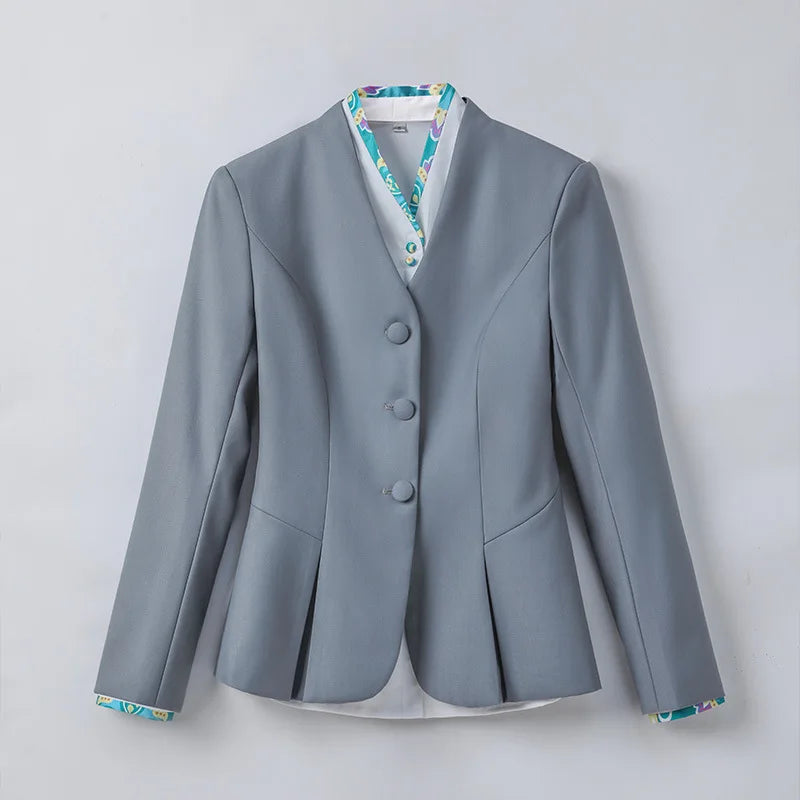 Women Business Skirt Suits Spring Formal Uniform Styles Blazers Feminino for Women Professional Office Work Wear Outfits Set