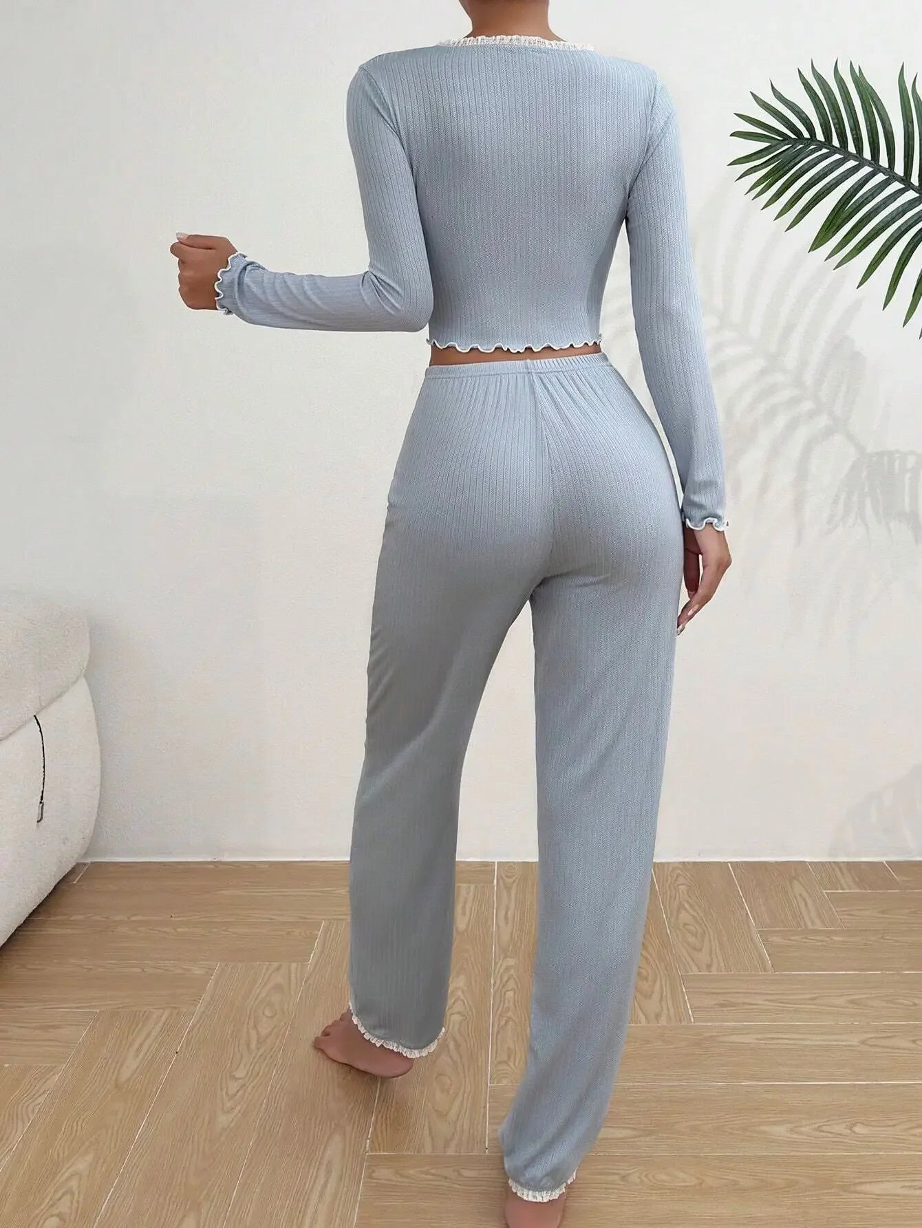 Lace Pajama Pants Set