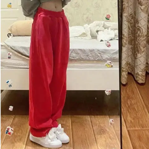 Joggers Women's Sweat Sports Pants 2025 Baggy Trendeez Casual Jogging Fashion Autumn Loose Trousers for Women Spring Sweatpants