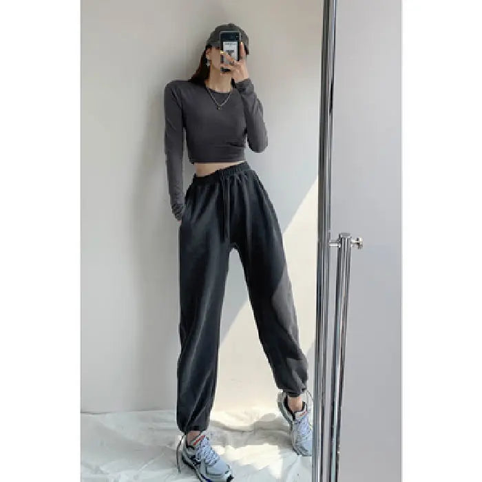 Joggers Women's Sweat Sports Pants 2025 Baggy Trendeez Casual Jogging Fashion Autumn Loose Trousers for Women Spring Sweatpants
