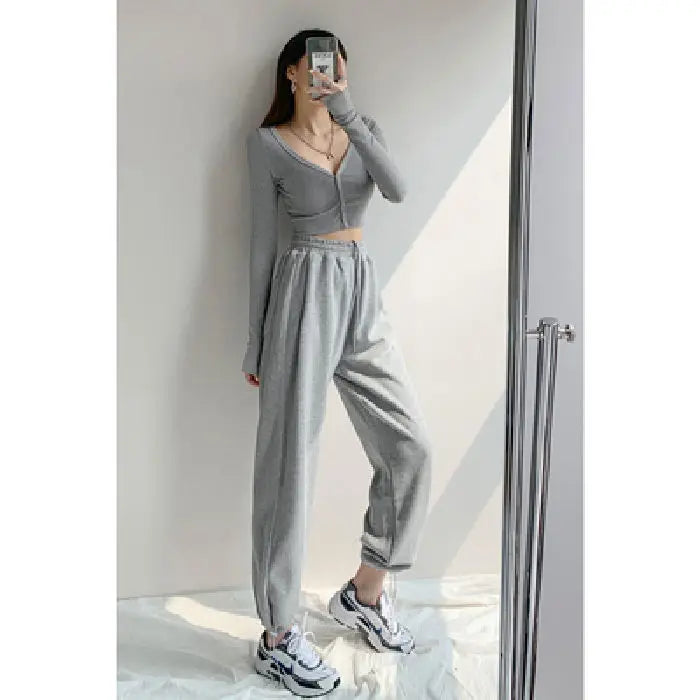 Joggers Women's Sweat Sports Pants 2025 Baggy Trendeez Casual Jogging Fashion Autumn Loose Trousers for Women Spring Sweatpants