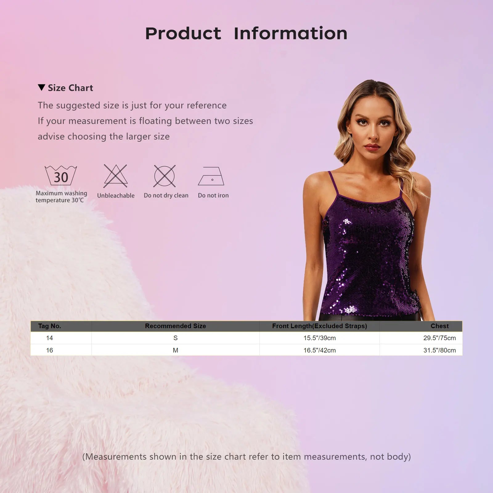 Womens Adjustable Spaghetti Straps Sparkly Sequin Tops Slim Fit Patchwork Tank Top for Pole Dancing Disco Night Out Costume