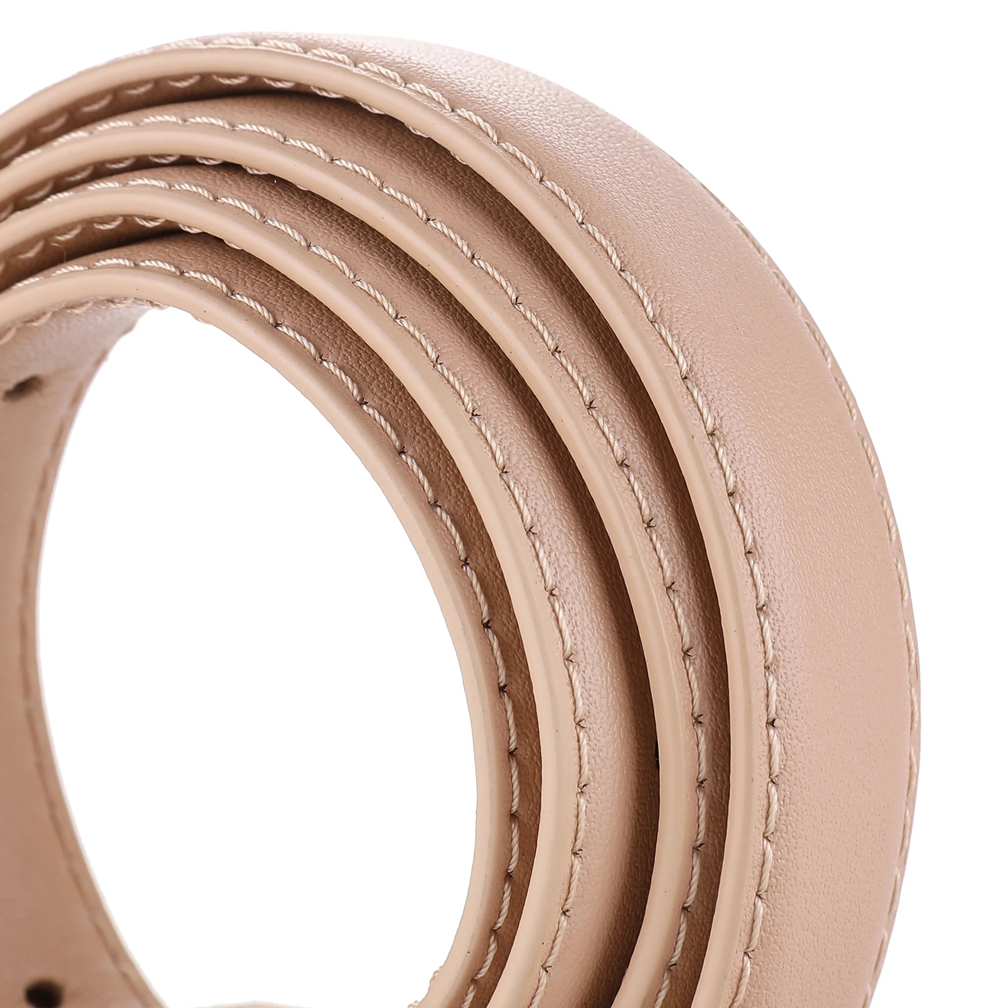 Women's luxury belts fashionable and trendy 1.8CM leather belts body metal buckle head suitable for dress trousers casual wear