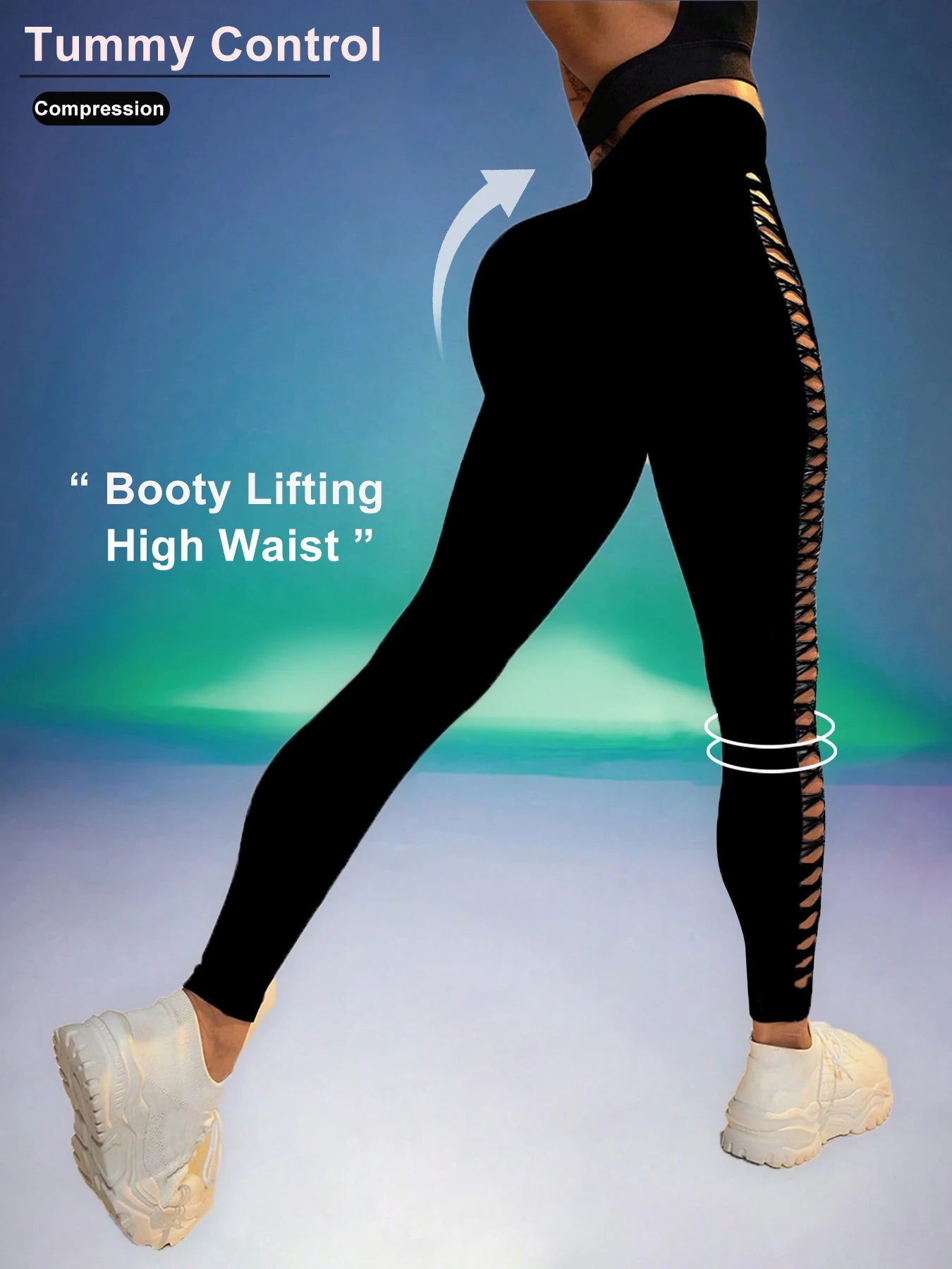 Hollow Out Gym Leggings