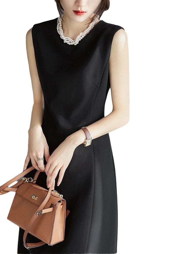 Jielur Elegant Office Lady Dress Women Korean Fashion Sexy Sundress Summer Dresses Female High Street Orange White Vestidos S-XL