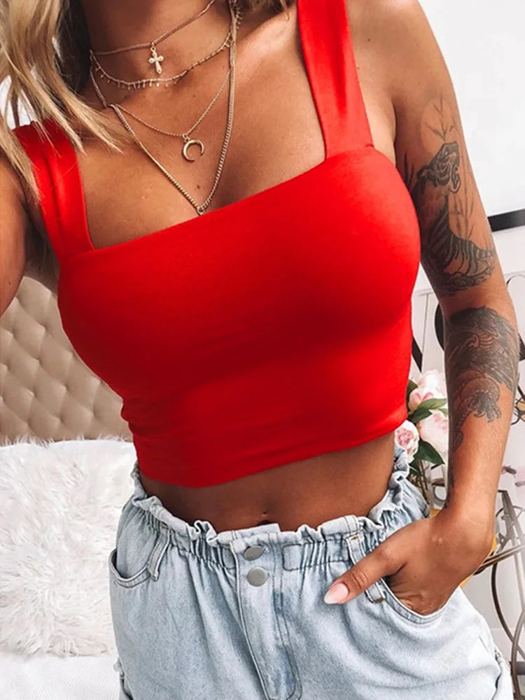 Sleeveless  Crop Top