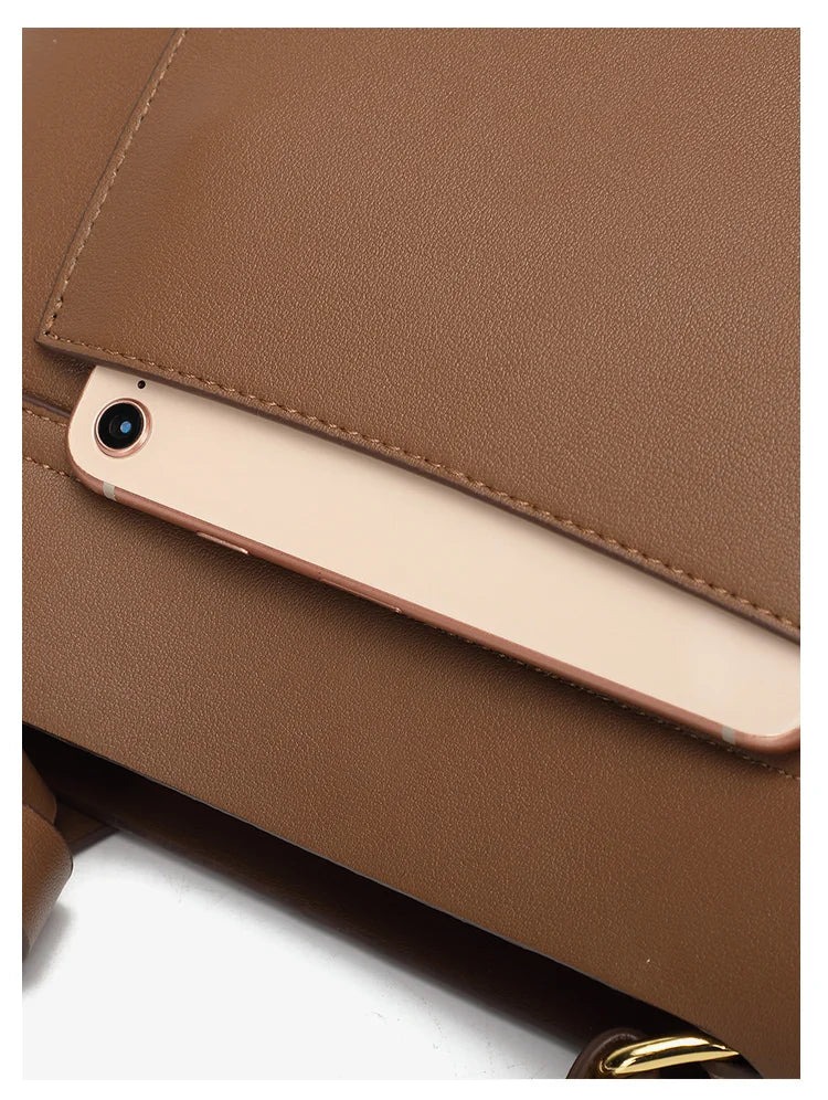 Retro Texture Women's Bag New Fashion With Simple Oblique Span Shoulder Bag Atmospheric Lock Underarm Bag