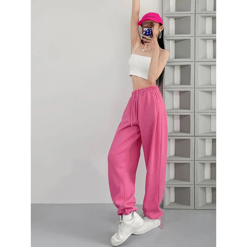 Joggers Women's Sweat Sports Pants 2025 Baggy Trendeez Casual Jogging Fashion Autumn Loose Trousers for Women Spring Sweatpants