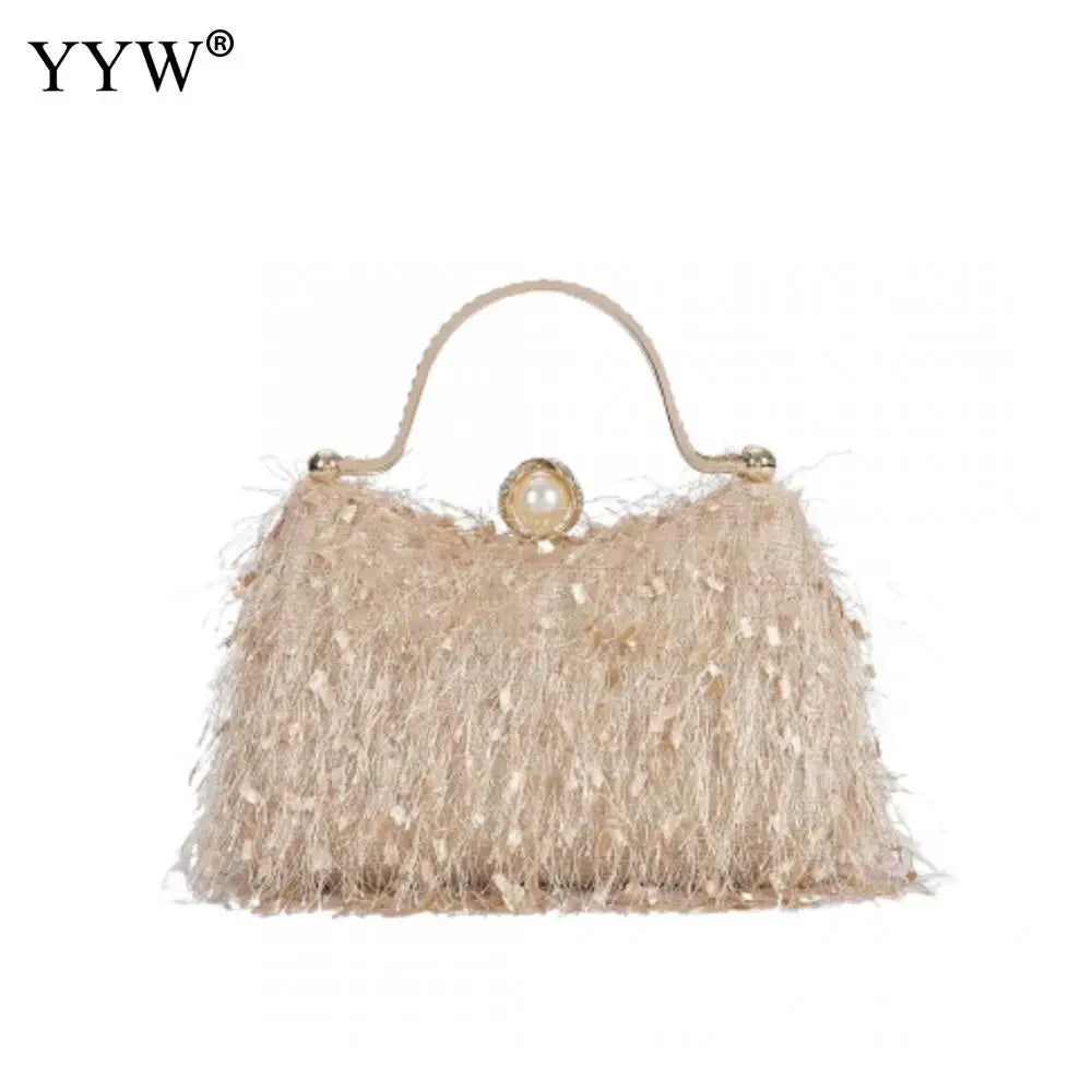 Nylon Tassel Handbag