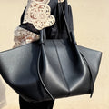 Faux Suede Shopping Tote