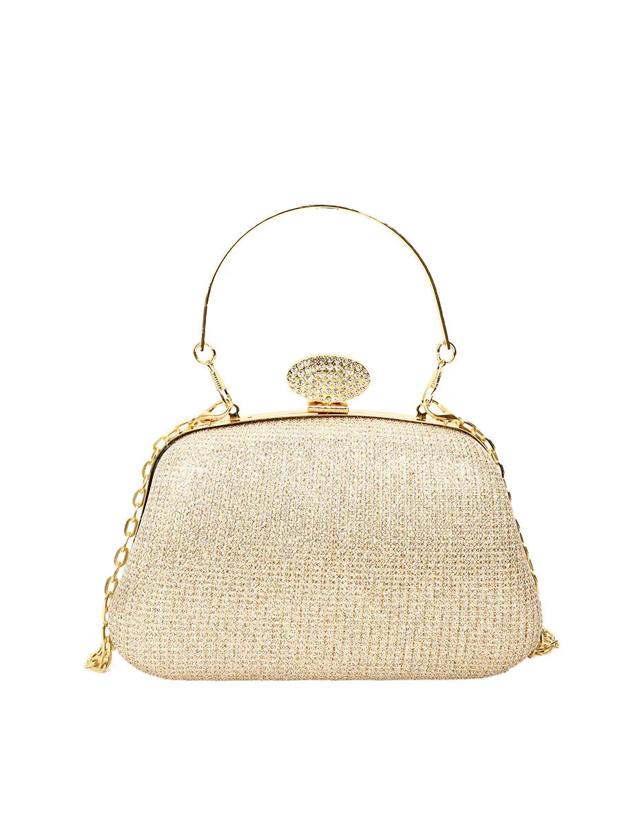 Dinner Shoulder Bag Stylish Evening Bag Wedding Clutch Handbag Black Ladies' Crossbody Bag For Dinner Event Formal Occasion