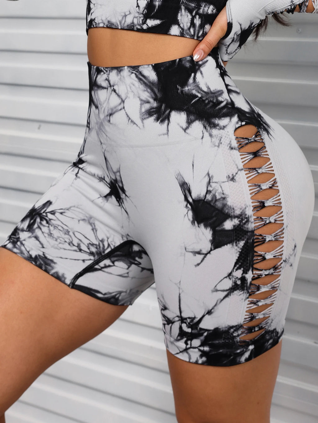 Hollow Out Gym Leggings