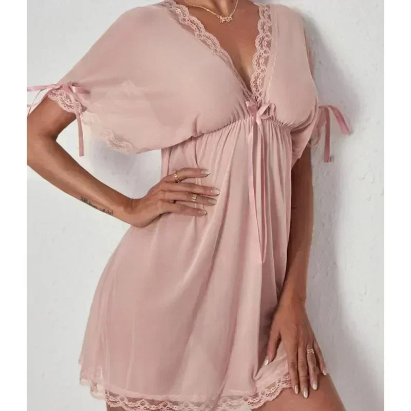 Deep V Slip Nightdress