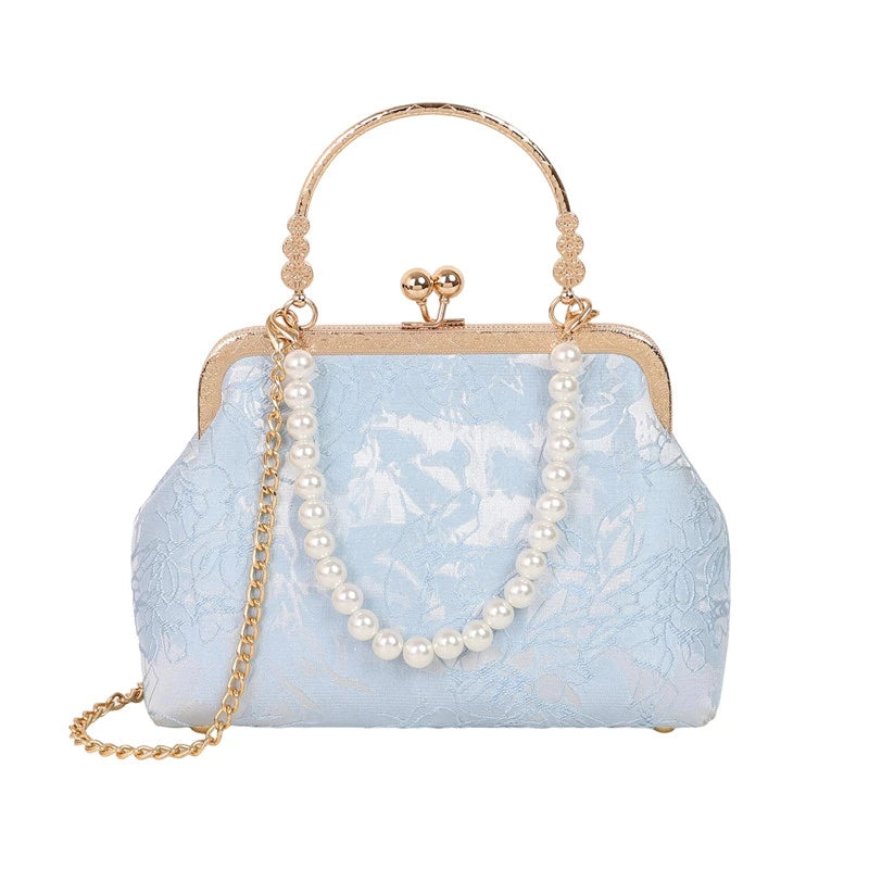 Vintage Pearl Evening Bag