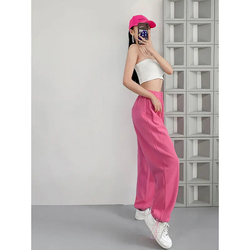 Joggers Women's Sweat Sports Pants 2025 Baggy Trendeez Casual Jogging Fashion Autumn Loose Trousers for Women Spring Sweatpants