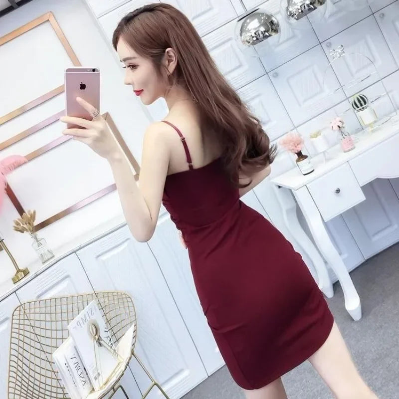 Woman Dress Tight Dresses for Women Corset Sexy Soft Night Club Bodycon Coquette on Sale Clearance Korean Style Elegant Luxury G