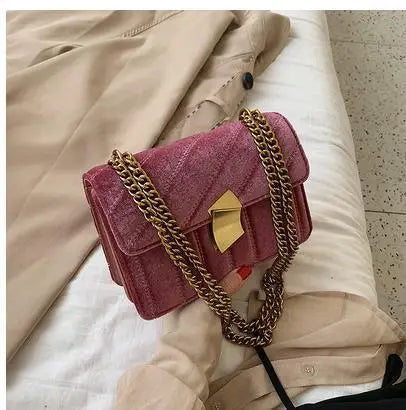 2025 Luxury Handbags Women Bags Designer Shoulder Vintage Velvet Chain Evening Clutch Bag Messenger Crossbody Bags for Women