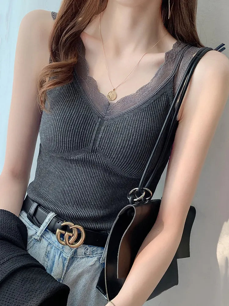 Slimming Lace Tanktop