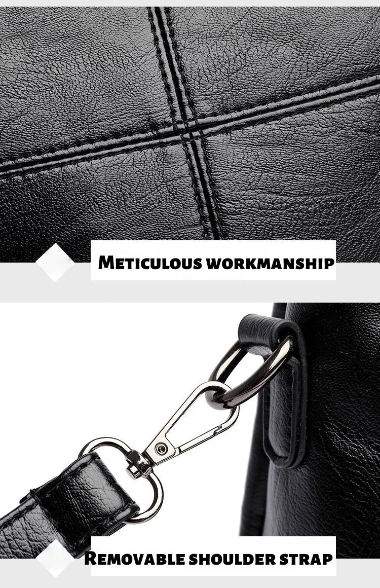 Pu crossbody bag with multi-pocket design, fashionable and versatile, suitable for daily outings as a shoulder bag