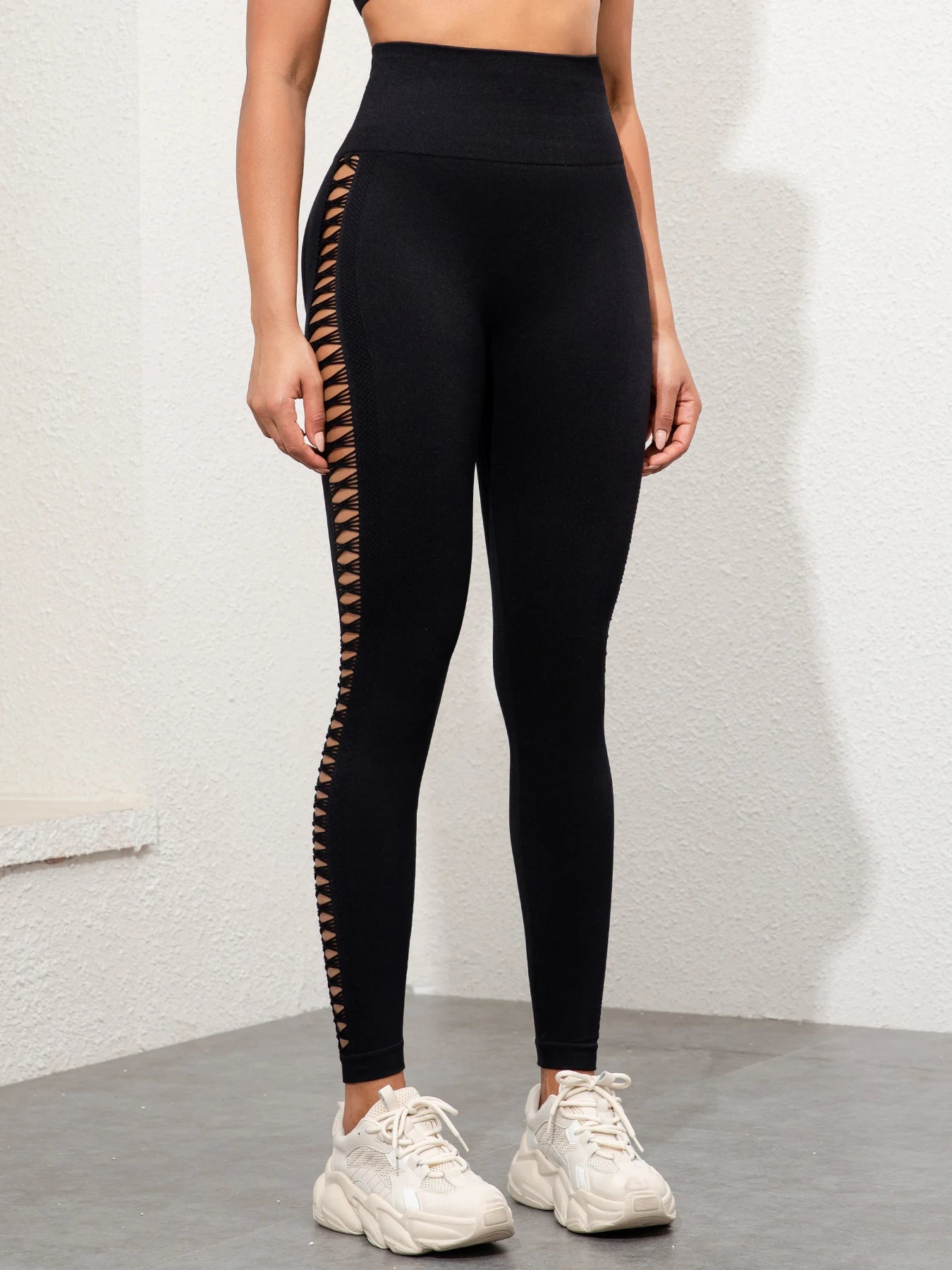Hollow Out Gym Leggings