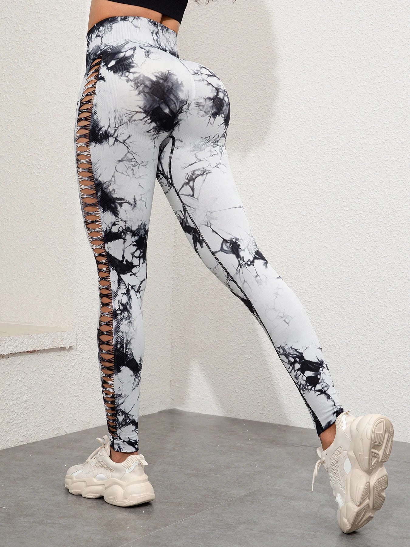 Hollow Out Gym Leggings
