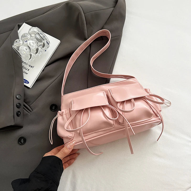 L PU Leather Shoulder Bag