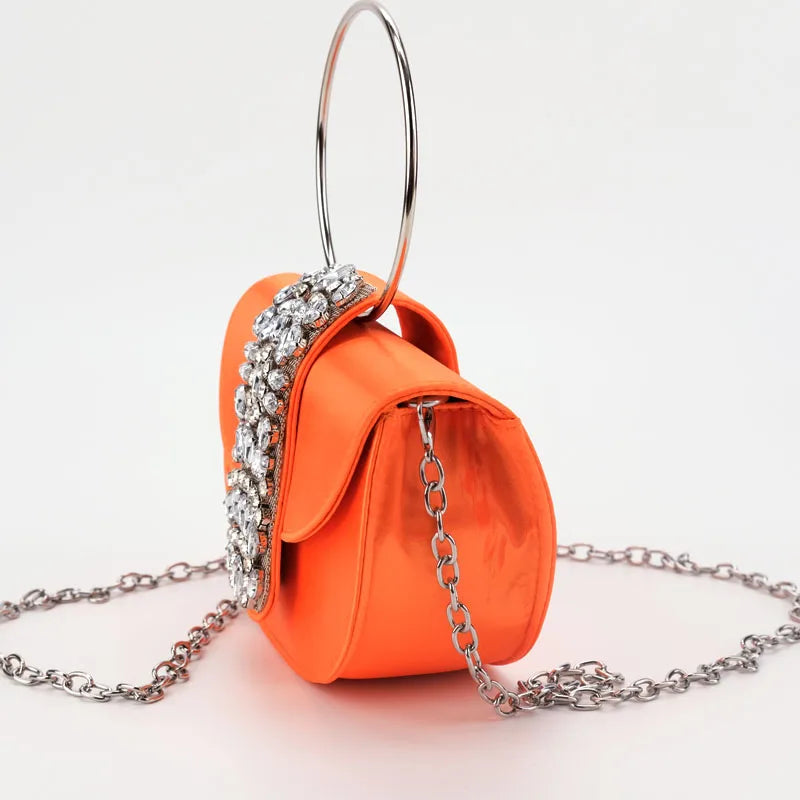 Women Luxury Evening Bags Shiny Rhinestone Clutch Money Purses Fashion Shoulder Bag Handbag Wedding Party Dinner Bag