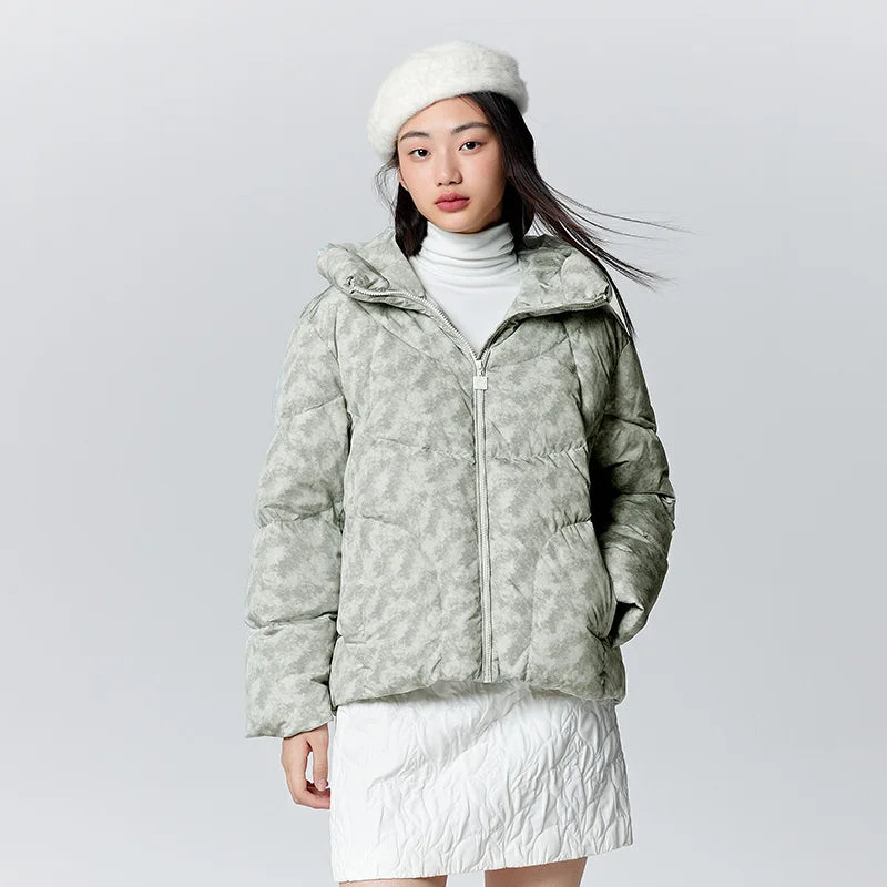 Semir Down Jacket Women Mid-Length Waterproof and Warm Winter Oversize Hooded Versatile Coat