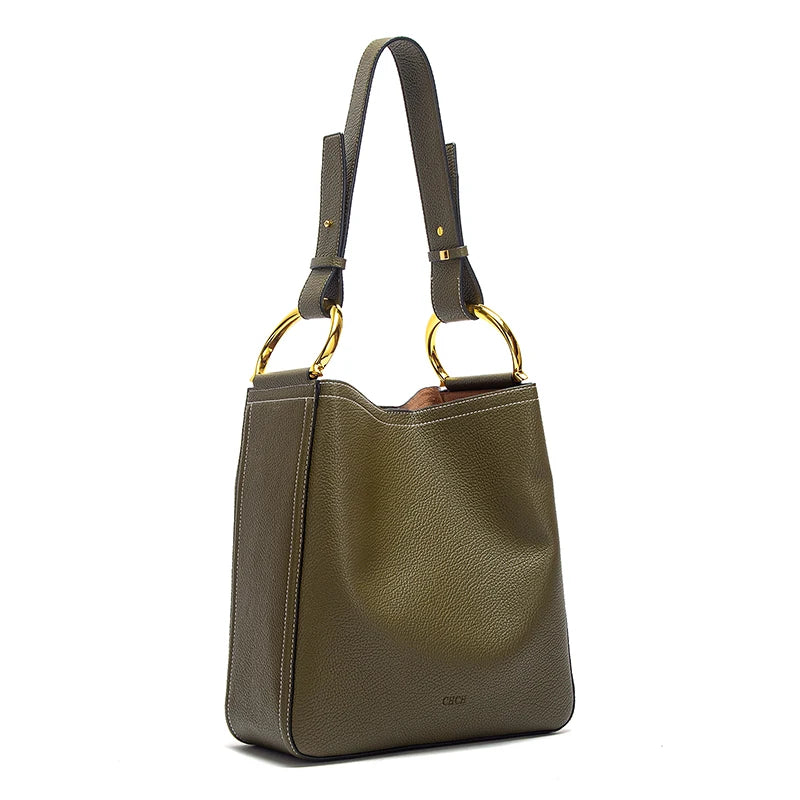 Women's Tote Bag Autumn High Quality Simple Beige Texture Women's Business Commuter Shoulder Bag