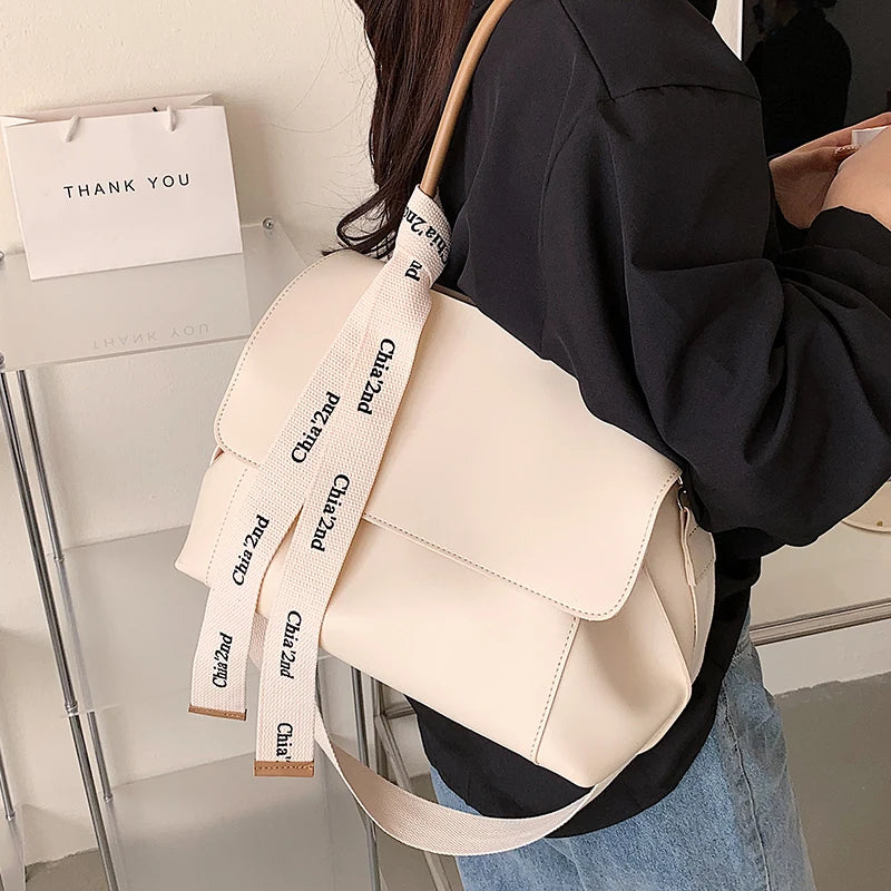 Tote Bag for Women 2024 PU Leather Purse and Handbag Lady Fashion Casual Solid Color Large Capacity Shoulder Bag