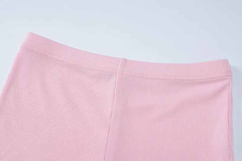 Button-down Pajama Shorts Set