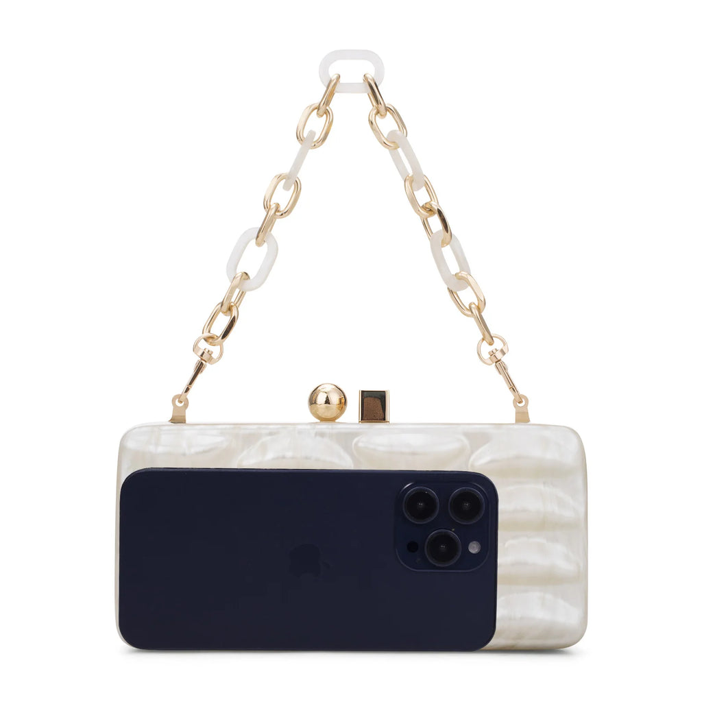 Luxury Evening Bag For Women Elegant Acrylic Hard Surface Ladies Clutch 5 Color Hangbag Party Wedding Shoulder Bags 2024 Fashion