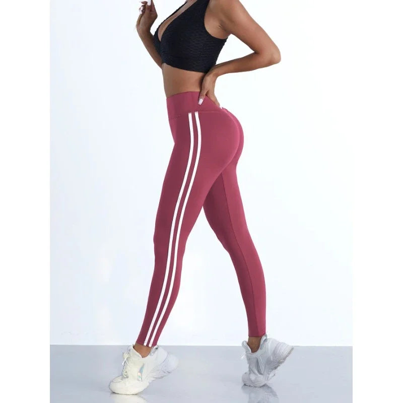 Striped Gym Leggings