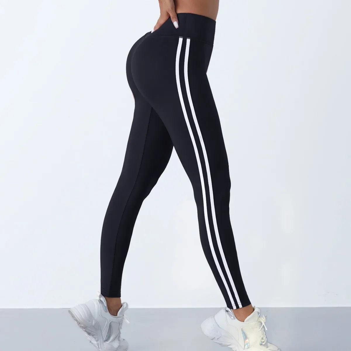 Striped Gym Leggings