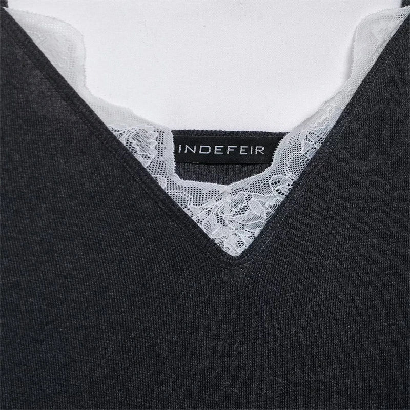 Women's Lace-Trim Cami Top, 3 Colors Available, V-Neck, Thin Straps, Sleeveless Casual Basic Tank