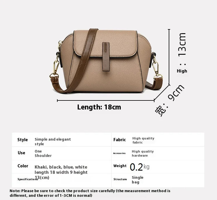 Small PU Crossbody Bags for Women Leather Purse for Ladies Retro Shoulder Handbags for Travel Commute